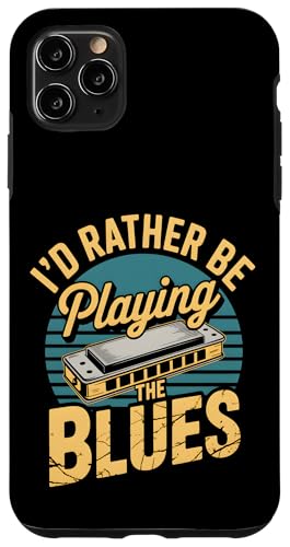 I'd Rather Be Playing The Blues Mundharmonika Hülle für iPhone 11 Pro Max I'd Rather Be Playing The Blues Mundharmonika Hülle für iPhone 11 Pro Max von Sound Vibes Studio