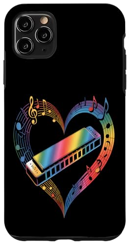 Mundharmonika Herz Music Lover Hülle für iPhone 11 Pro Max Mundharmonika Herz Music Lover Hülle für iPhone 11 Pro Max von Sound Vibes Studio