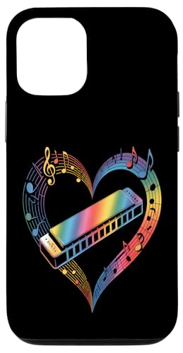 Mundharmonika Herz Music Lover Hülle für iPhone 12/12 Pro Mundharmonika Herz Music Lover Hülle für iPhone 12/12 Pro von Sound Vibes Studio