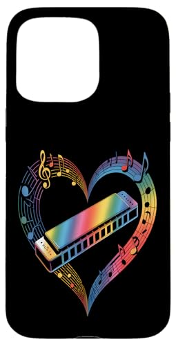 Mundharmonika Herz Music Lover Hülle für iPhone 15 Pro Max Mundharmonika Herz Music Lover Hülle für iPhone 15 Pro Max von Sound Vibes Studio