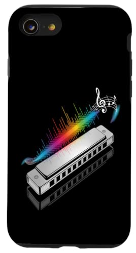 Mundharmonika Musik Hülle für iPhone SE (2020) / 7 / 8 von Sound Vibes Studio