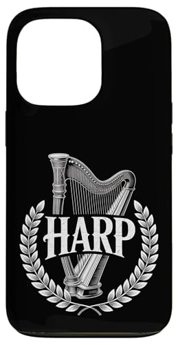 Vintage Harfe Wappen Klassisch Hülle für iPhone 13 Pro Vintage Harfe Wappen Klassisch Hülle für iPhone 13 Pro von Sound Vibes Studio