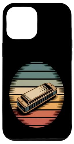 Vintage Mundharmonika Sonnenuntergang Retro Hülle für iPhone 12 Pro Max Vintage Mundharmonika Sonnenuntergang Retro Hülle für iPhone 12 Pro Max von Sound Vibes Studio