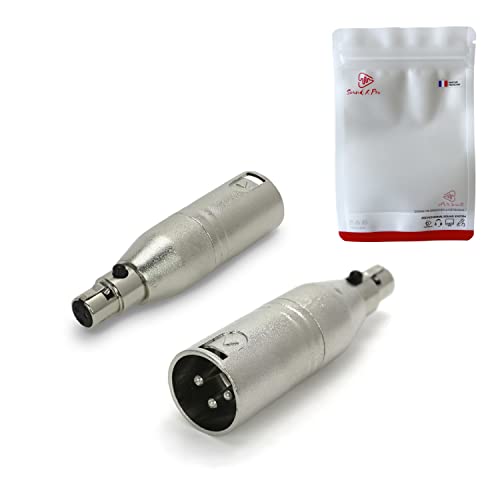 Sound X Pro - 2 x Adapter Mini XLR weiblich auf XLR männlich 3-polig von Sound X Pro