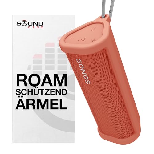 SOUND BASS Robuste Silikon-Tragetasche für Sonos Roam & Roam SL | Rot | Schützen Sie Ihren kabellosen Bluetooth-Lautsprecher mit Dieser Hülle SOUND BASS Robuste Silikon-Tragetasche für Sonos Roam & Roam SL | Rot | Schützen Sie Ihren kabellosen Bluetooth-Lautsprecher mit Dieser Hülle von Sound bass