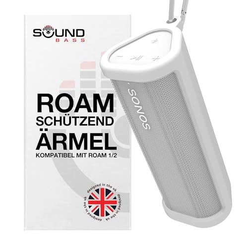 Strapazierfähige Schutz-Silikon-Trageetui für Sonos Roam 2 | Neue weiße Farbe | Jetzt mit Bluetooth-Taste für Roam2 | Schützen Sie Ihren kabellosen Bluetooth-Lautsprecher mit Dieser Hülle/Abdeckung Strapazierfähige Schutz-Silikon-Trageetui für Sonos Roam 2 | Neue weiße Farbe | Jetzt mit Bluetooth-Taste für Roam2 | Schützen Sie Ihren kabellosen Bluetooth-Lautsprecher mit Dieser Hülle/Abdeckung von Sound bass