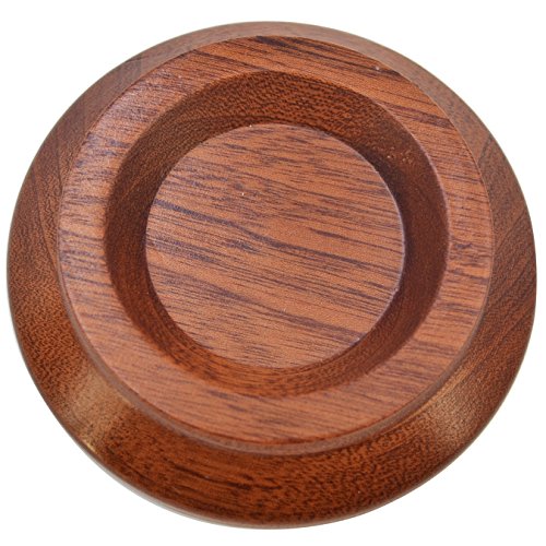 Klavier Caster Tassen Klavier Caster Tassen Holz Untersetzer Tassen 4.0x3.0x2.5 inch Sapele Wood-4pc von Sound harbor