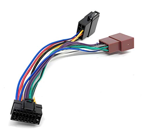 Sound-way Kabeladapter Kabelbaum ISO kompatibel mit Autoradio Alpine 16 pin von Sound-way