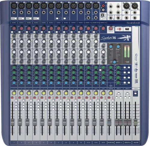 SoundCraft SIGNATURE 16 Konsolen-Mischpult Anzahl Kanäle:16 USB-Anschluss von SoundCraft