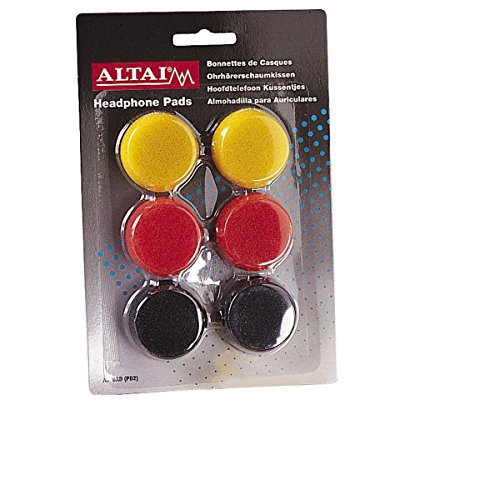 Farbige 40 mm Ersatz-Ohrhörer-Pads x 3 Paar von SoundLAB