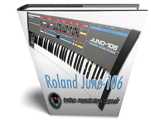 for Roland Juno-106 - the KING of Analog sound - unique original Huge WAVE/Kontakt Multi-Layer Samples Library on DVD von SoundLoad