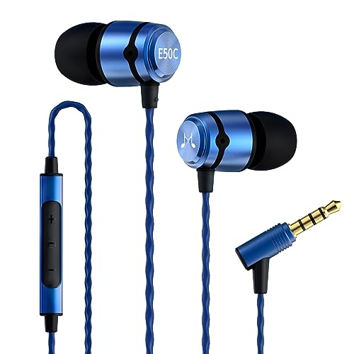 SoundMAGIC E50C High Fidelity Kopfhörer Smartphone Earbuds In Ear Noise Reduction Ohrhörer mit Mikrofon und Fernbedienung für Audiophile - Blau SoundMAGIC E50C High Fidelity Kopfhörer Smartphone Earbuds In Ear Noise Reduction Ohrhörer mit Mikrofon und Fernbedienung für Audiophile - Blau von SoundMAGIC