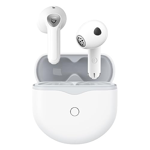 SoundPEATS Air4 Bluetooth Kopfhörer mit Snapdragon Sound AptX Adaptive Lossless, Kabellose Kopfhörer mit 6-Mic für KI-verstärkte Anrufe, 26 Stunden Spielzeit, App-Unterstützung, Weiß von SoundPEATS