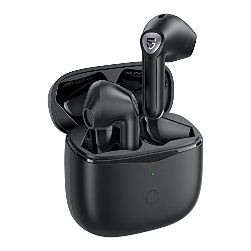 SoundPEATS Bluetooth Kopfhörer, Air3 Kabellos In Ear Ohrhörer mit Qualcomm QCC3040 und aptX-Adaptive, 4-Mikrofon und Bluetooth 5.2 TrueWireless Spiegelung, In-Ear-Erkennung, Spielmodus(Schwarz) von SoundPEATS