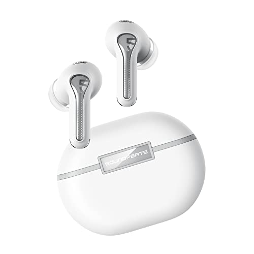 SoundPEATS Bluetooth Kopfhörer Capsule3 Pro, Hi-Res Audio-Kopfhörer mit LDAC, Hybrid Active Noise Cancellation In-Ear Ohrhörer, 6 Mikrofone für Anrufe, Transparenz-Modus, 52H Spielzeit(Weiß) von SoundPEATS