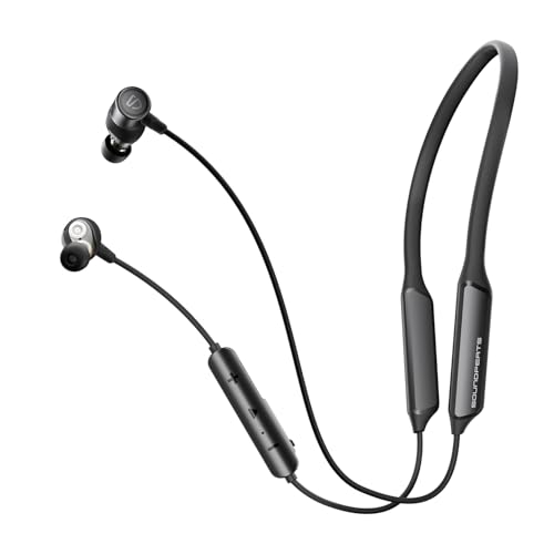 SoundPEATS Bluetooth Kopfhörer Force Pro, Dual-Dynamik-Treiber, Magnetisches Design, IPX5-wasserdichte Nackenband Sport Kopfhörer mit Crossover, APTX HD Audio, Eingebautes Mikrofon, 22 Stunden von SoundPEATS