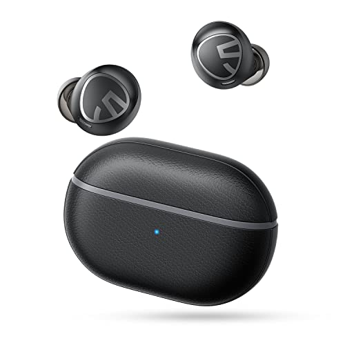 SoundPEATS Bluetooth 5.1 Kopfhörer Free2 Classic Kabellose Ohrhörer mit 30 Stunden Spielzeit IPX5 Wasserdicht für Sport Stereo In-Ear-Ohrhörer Eingebautes Mikrofon für klare Anrufe, Schwarz von SoundPEATS