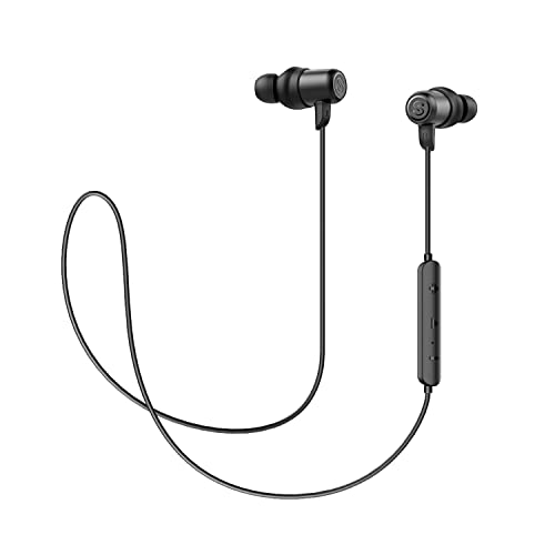SoundPEATS Kabellose magnetische Bluetooth-Kopfhörer, preiswerte Sporthelme mit Mikrofon, IPX5, freihändiger Hi-Fi-Sound, 7 Stunden Spielzeit von SoundPEATS
