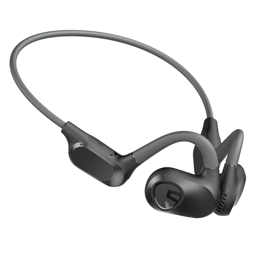 SoundPEATS Runfree Lite2 Open-Ear Bluetooth 5.3 Sportkopfhörer, Air Conduction Kabellose Laufende Ohrhörer, 16,2-mm-Lautsprecher Leistungsstarke Bässe Klare Anrufe für Sport mit App, 15 Stunden von SoundPEATS