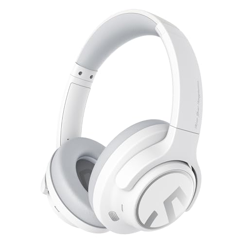 SoundPEATS Space Wireless Bluetooth 5.3-Kopfhörer, Faltbarer Kopfbügel, aktive Geräuschunterdrückung mit Hybriden, Anrufgeräuschunterdrückung, ENC, 40 mm dynamischer Lautsprecher,123H von SoundPEATS