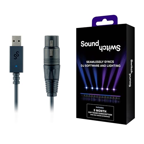 SoundSwitch Micro DMX Interface – Ultrakompaktes USB auf DMX Interface inklusive kostenloser Nutzung der SoundSwitch Software für 3 Monate von SoundSwitch