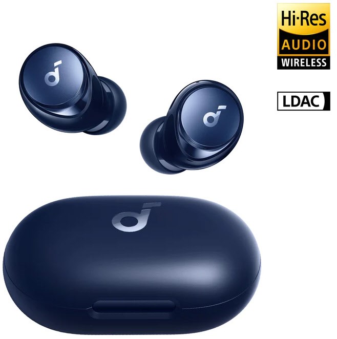 Space A40 True Wireless Kopfhörer blau von Soundcore
