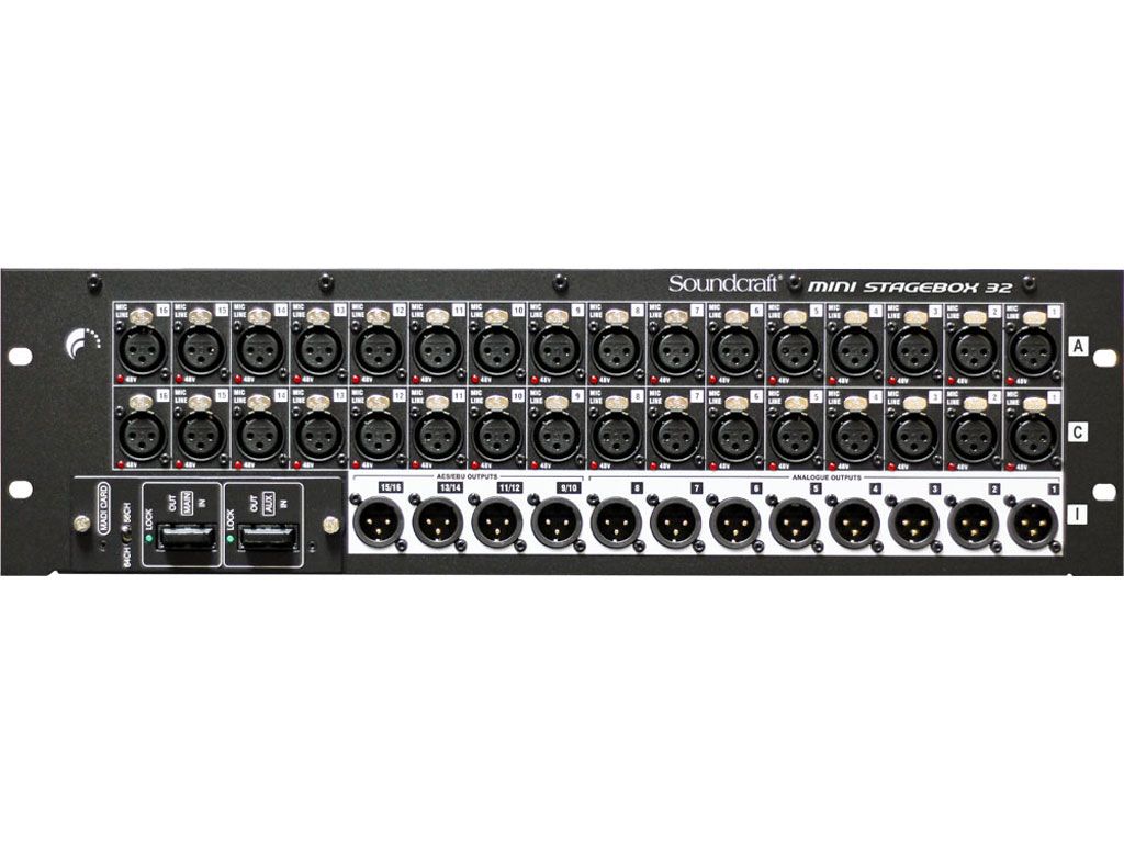 Soundcraft Mini Stagebox MSB32 RJ45 von Soundcraft