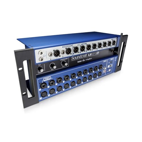 Soundcraft Ui24R Digitales Mixer- und Recording-System, Mehrfarbig, 24-Kanal von Soundcraft