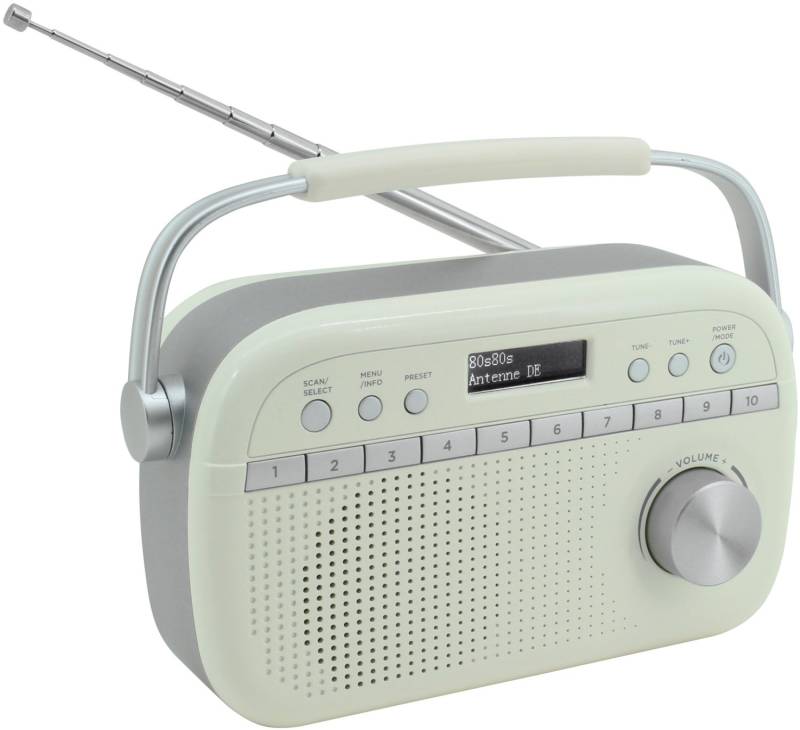 DAB280BE Kofferradio mit DAB/DAB+ beige von Soundmaster