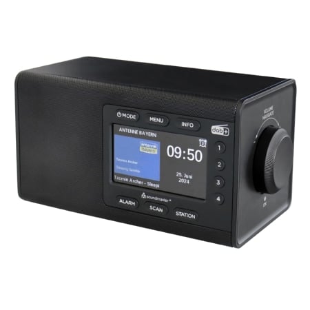 DAB900SW sw  - DAB+Radio BT,4,3Z Farbdisplay, DAB900SW sw von Soundmaster