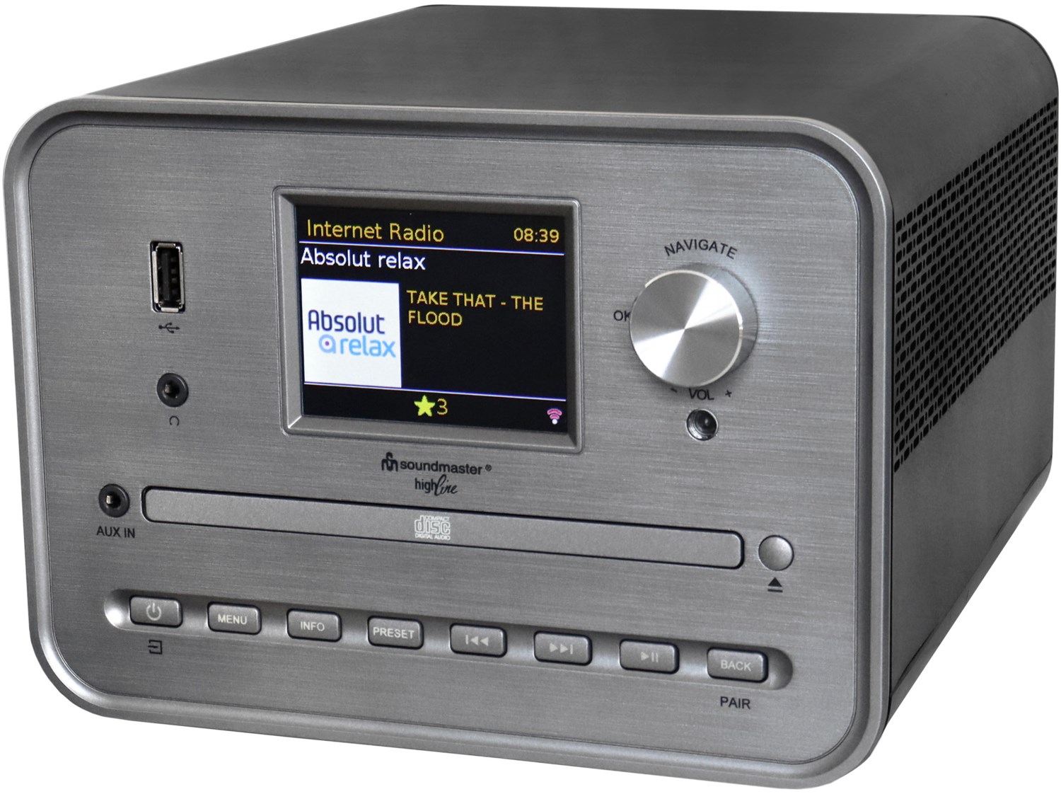 ICD1050SW Internetradio schwarz von Soundmaster