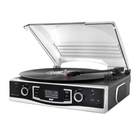 PL590SW sw - Plattenspieler/DAB+Radio USB und Encoding, PL590SW sw PL590SW sw - Plattenspieler/DAB+Radio USB und Encoding, PL590SW sw von Soundmaster
