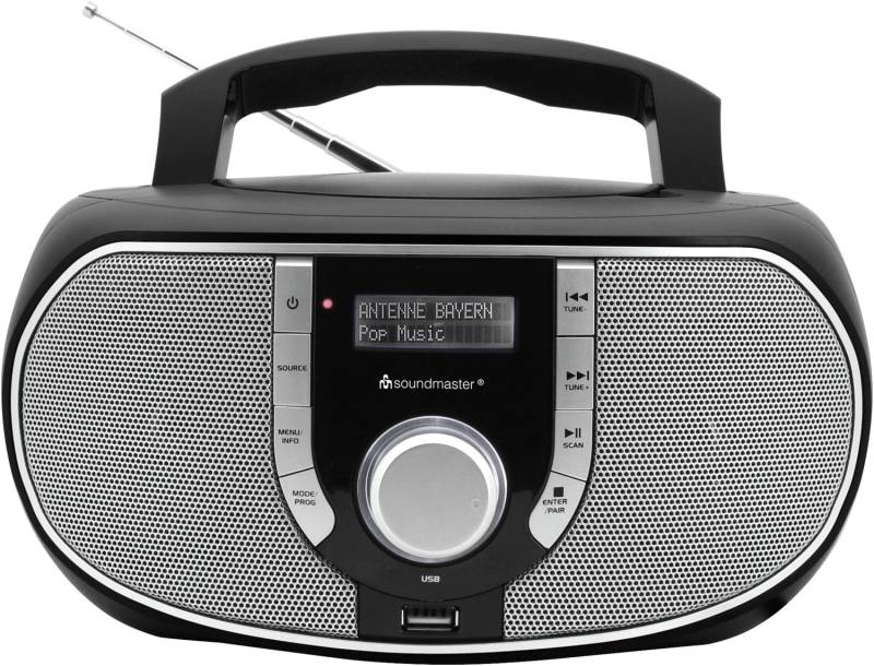 SCD1700SW CD/Radio-System schwarz von Soundmaster