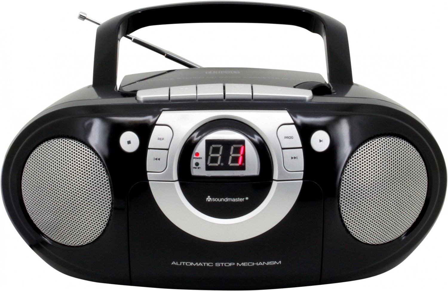 SCD5100SW Radio-Rekorder mit CD + Kassette schwarz SCD5100SW Radio-Rekorder mit CD + Kassette schwarz von Soundmaster