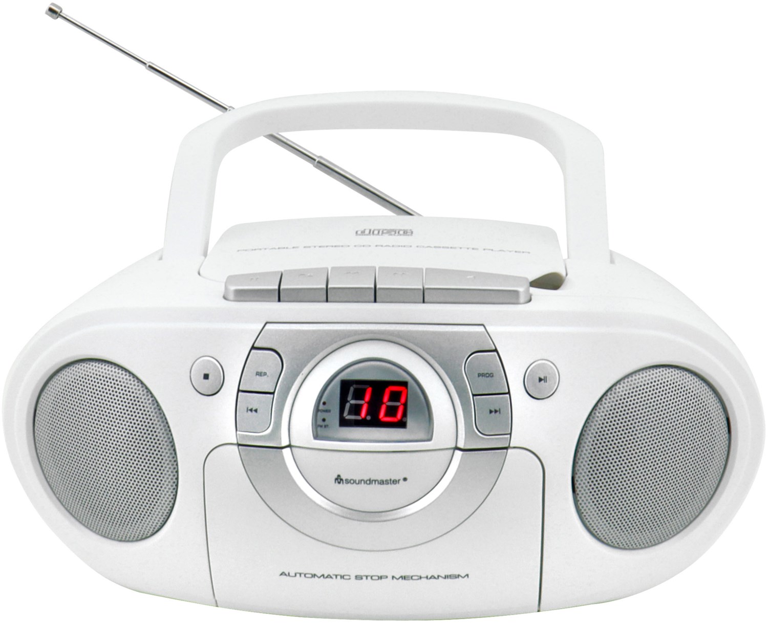 SCD5100WE Radio-Rekorder mit CD + Kassette weiß SCD5100WE Radio-Rekorder mit CD + Kassette weiß von Soundmaster