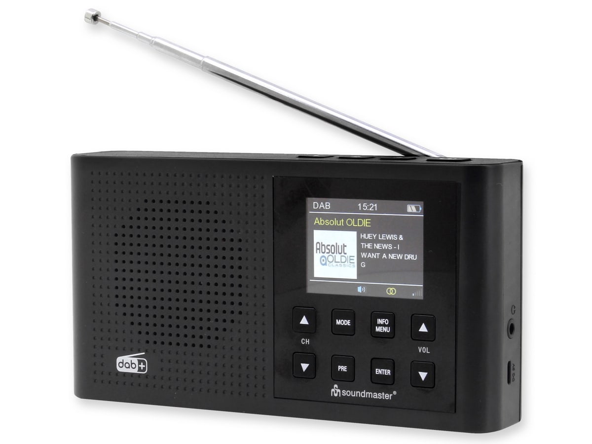 SOUNDMASTER DAB+/UKW Radio DAB165SW, schwarz von Soundmaster