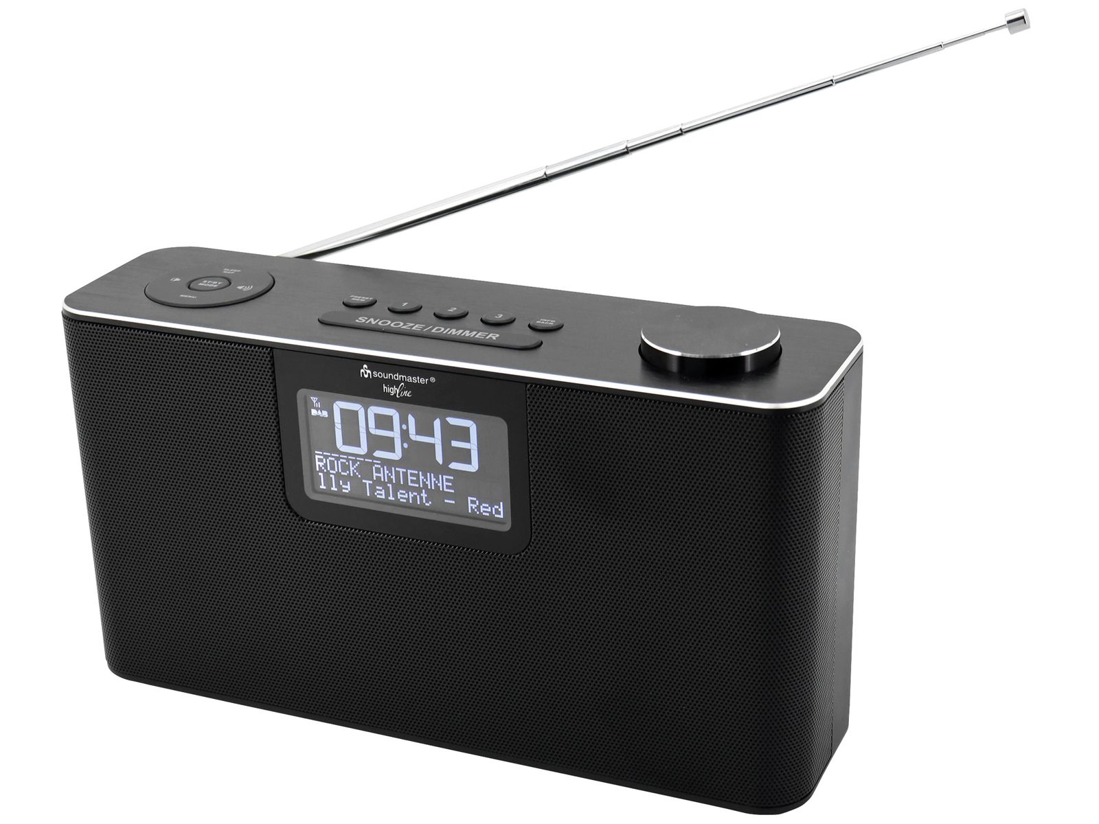 SOUNDMASTER DAB+/UKW Radio DAB700SW, USB, SD, MP3, Bluetooth, schwarz von Soundmaster