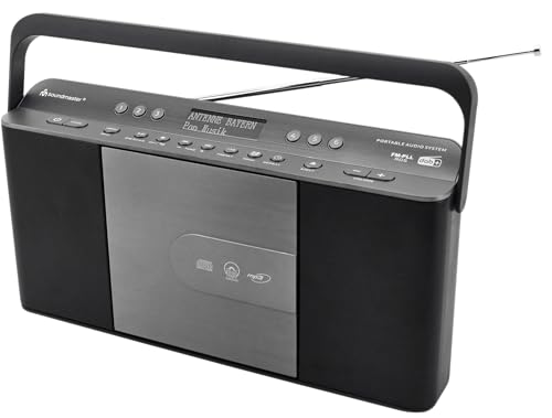 Soundmaster RCD1870SW tragbares Digitalradio mit CD-Player DAB+ UKW-RDS USB Wecker Hörbuch Einschlaffunktion Küchenradio - extrem schmale Bauweise Soundmaster RCD1870SW tragbares Digitalradio mit CD-Player DAB+ UKW-RDS USB Wecker Hörbuch Einschlaffunktion Küchenradio - extrem schmale Bauweise von Soundmaster