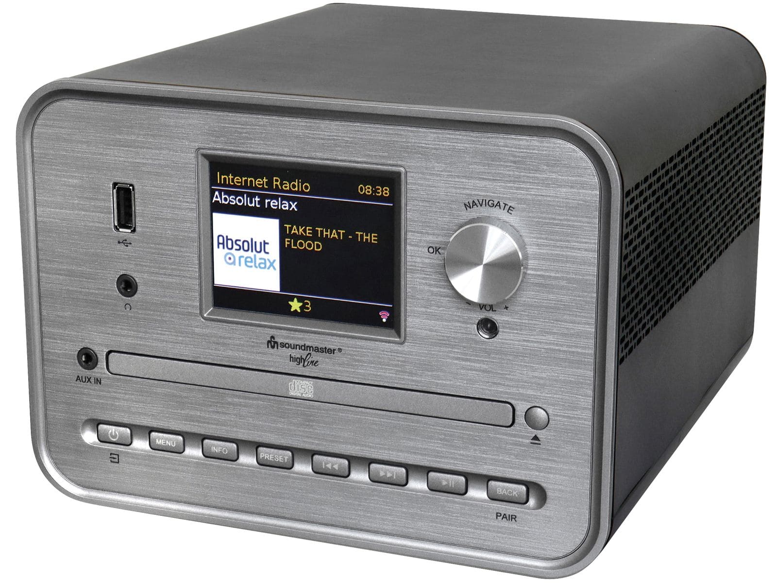 SOUNDMASTER Stereo-Musikcenter HighLine ICD1050SW, schwarz von Soundmaster