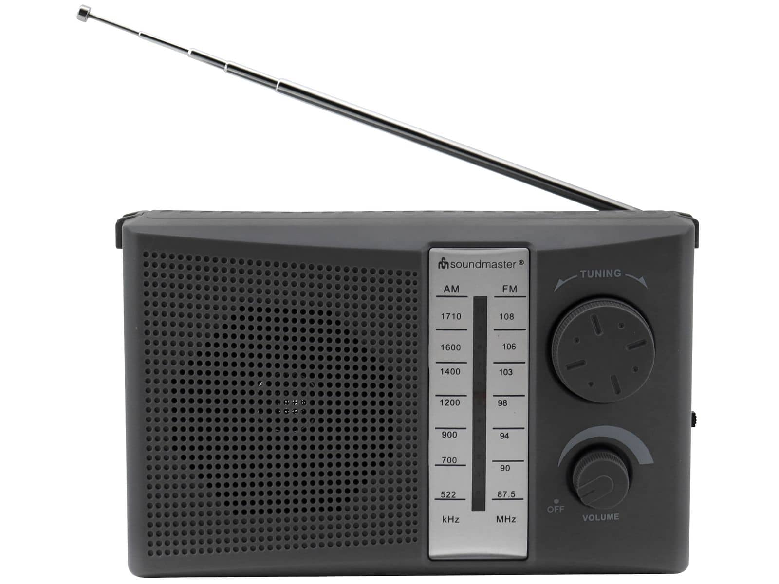 SOUNDMASTER UKW/MW Radio TR490 SW, schwarz von Soundmaster