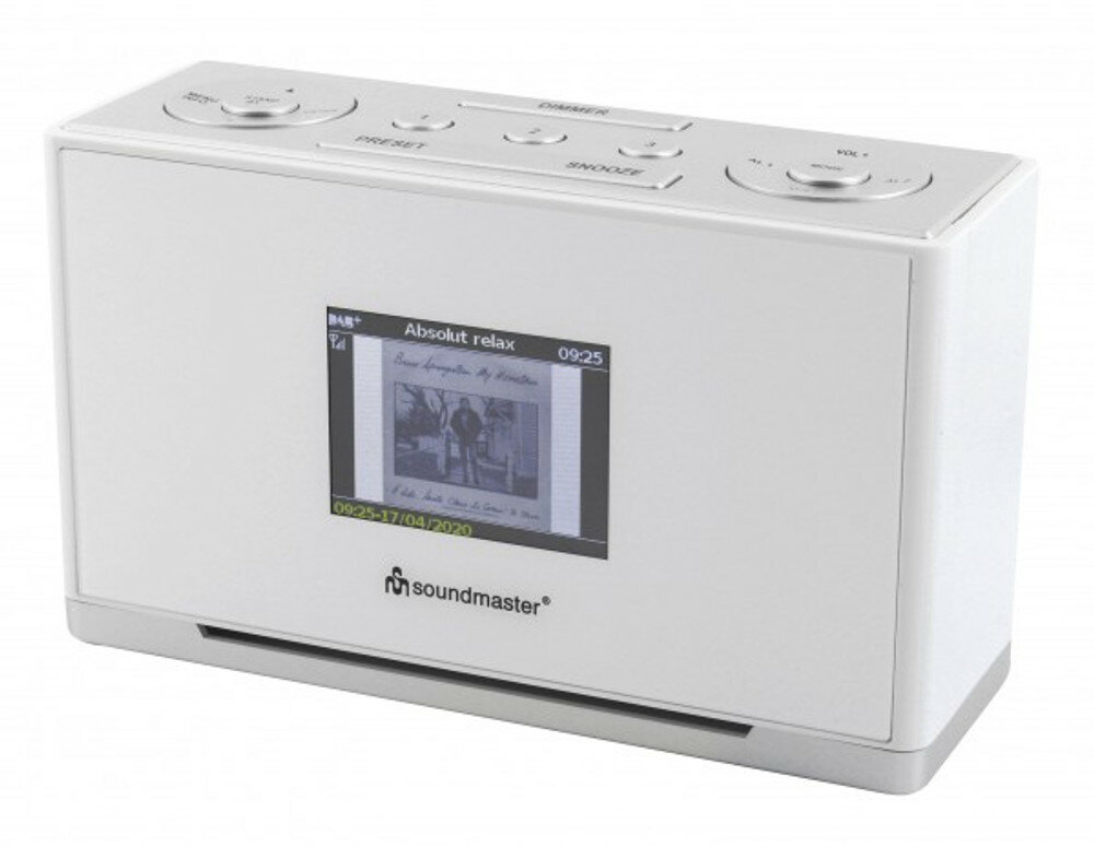 SOUNDMASTER UR240 weiß DAB+ Radio (weiß) von Soundmaster