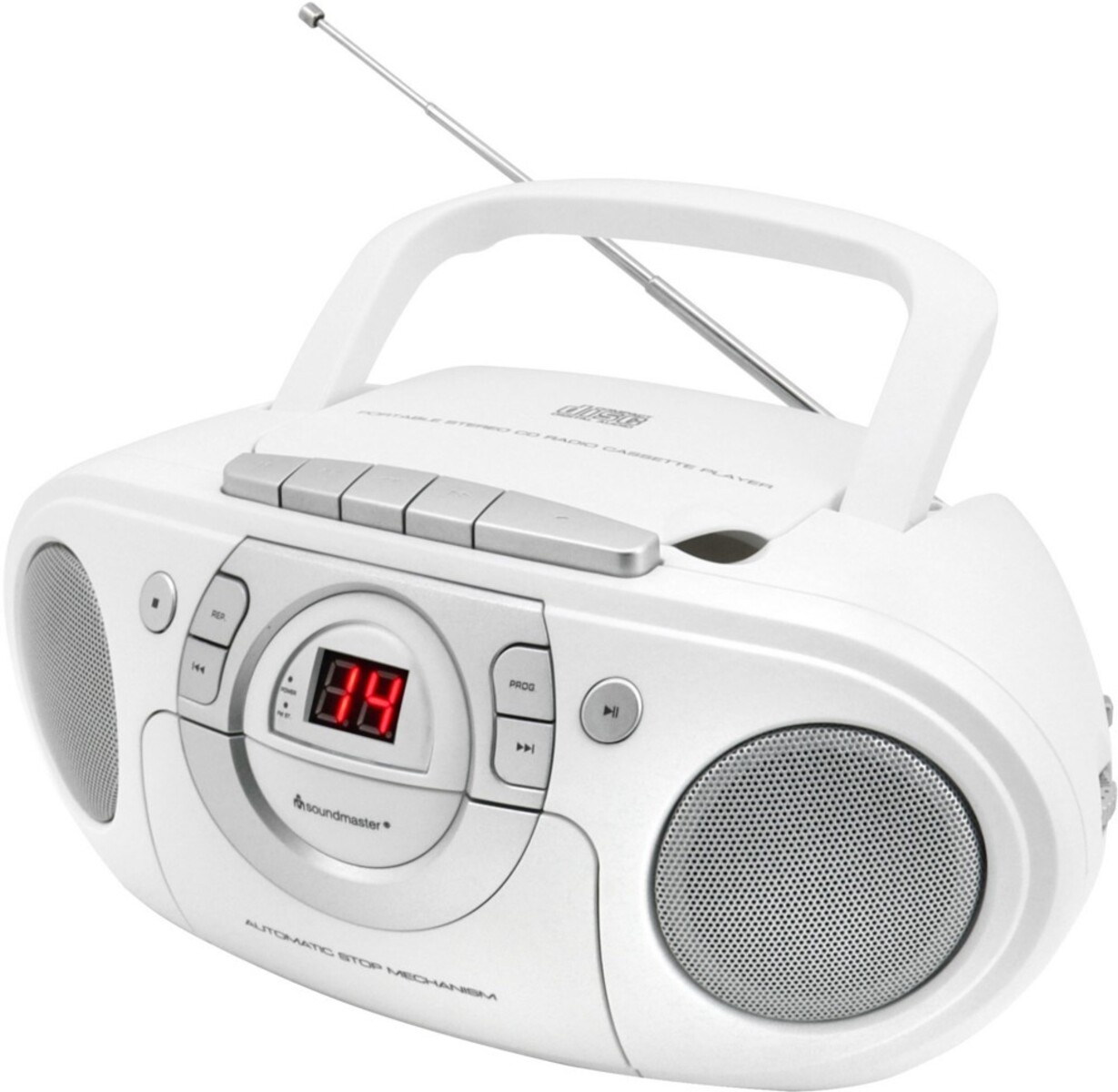 Soundmaster CD-Boombox m. UKW-Radio SCD5100WE ws Soundmaster CD-Boombox m. UKW-Radio SCD5100WE ws von Soundmaster