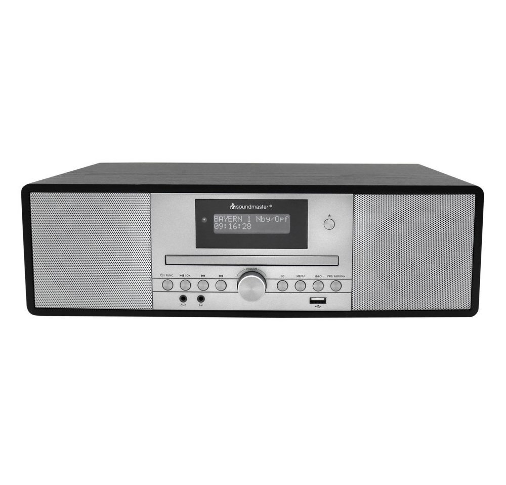 Soundmaster DAB+ Radio mit CD Player DAB980 schwarz Digitalradio (DAB) von Soundmaster