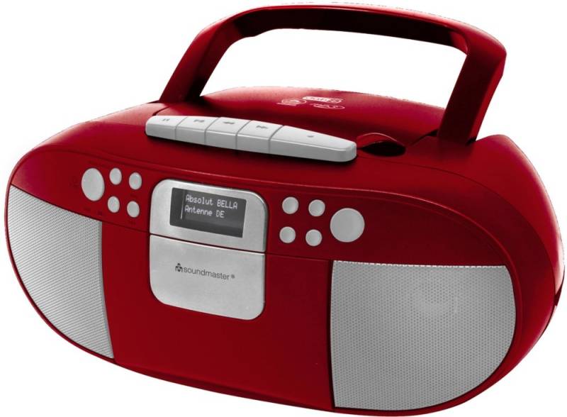 Soundmaster DAB+Boombox SCD7800RO rt von Soundmaster