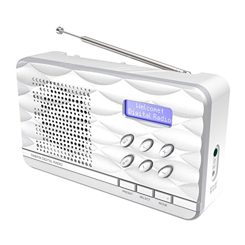 Soundmaster DAB500SI tragbares Personenradio (Persönlich, digital, AM, DAB+, FM, PLL, 1 W, 3,5 mm) silberfarben von Soundmaster
