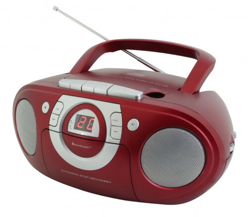 Soundmaster SCD5100RO Tragbares Stereosystem Grau, Rot Soundmaster SCD5100RO Tragbares Stereosystem Grau, Rot von Soundmaster