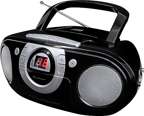 Soundmaster SCD5100SW Radio Kassettenspieler mit CD Spieler in schwarz Soundmaster SCD5100SW Radio Kassettenspieler mit CD Spieler in schwarz von Soundmaster