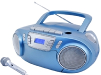 Soundmaster SCD5800BL, Analog, FM,PLL, Spieler, CD,CD-R,CD-RW, 3 W, Blau, Silber von Soundmaster