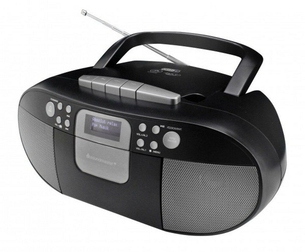 Soundmaster SCD7800 Analog & Digital 3 W DAB+, FM Schwarz Playback MP3 von Soundmaster