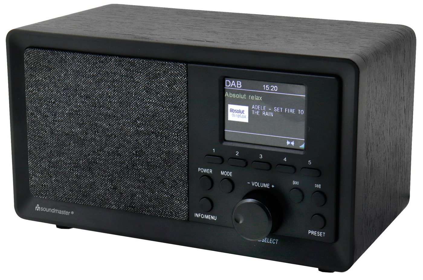 Soundmaster SOUNDMASTER DAB+/UKW-RDS Radio DAB350SW Radio Soundmaster SOUNDMASTER DAB+/UKW-RDS Radio DAB350SW Radio von Soundmaster